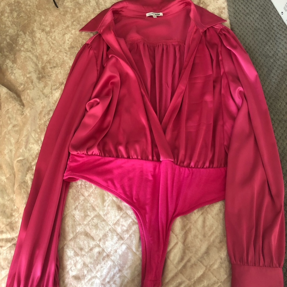 Satin bodysuit